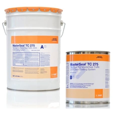 Sika Sikalastic TC 275 Aromatic Polyurethane Topcoat Charcoal Gray 4.78 Gallon Kit 815548